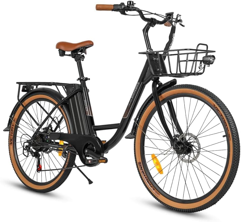 SAMEBIKE 26インチ電動自転車レビュー|シティサイクル型×シマノ内装7段【2026年版】